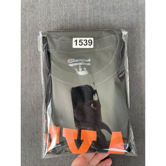 Champion Texas Longhorns T Shirt Mens S Black Orange NCAA College Tailgating Tee - Picture 8 of 8